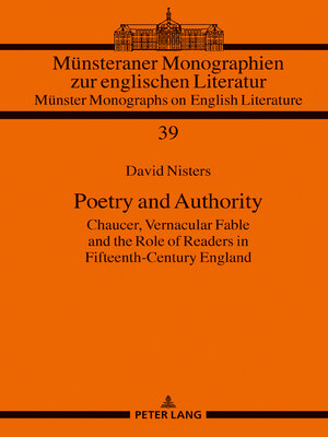 cover image of Poetry and Authority